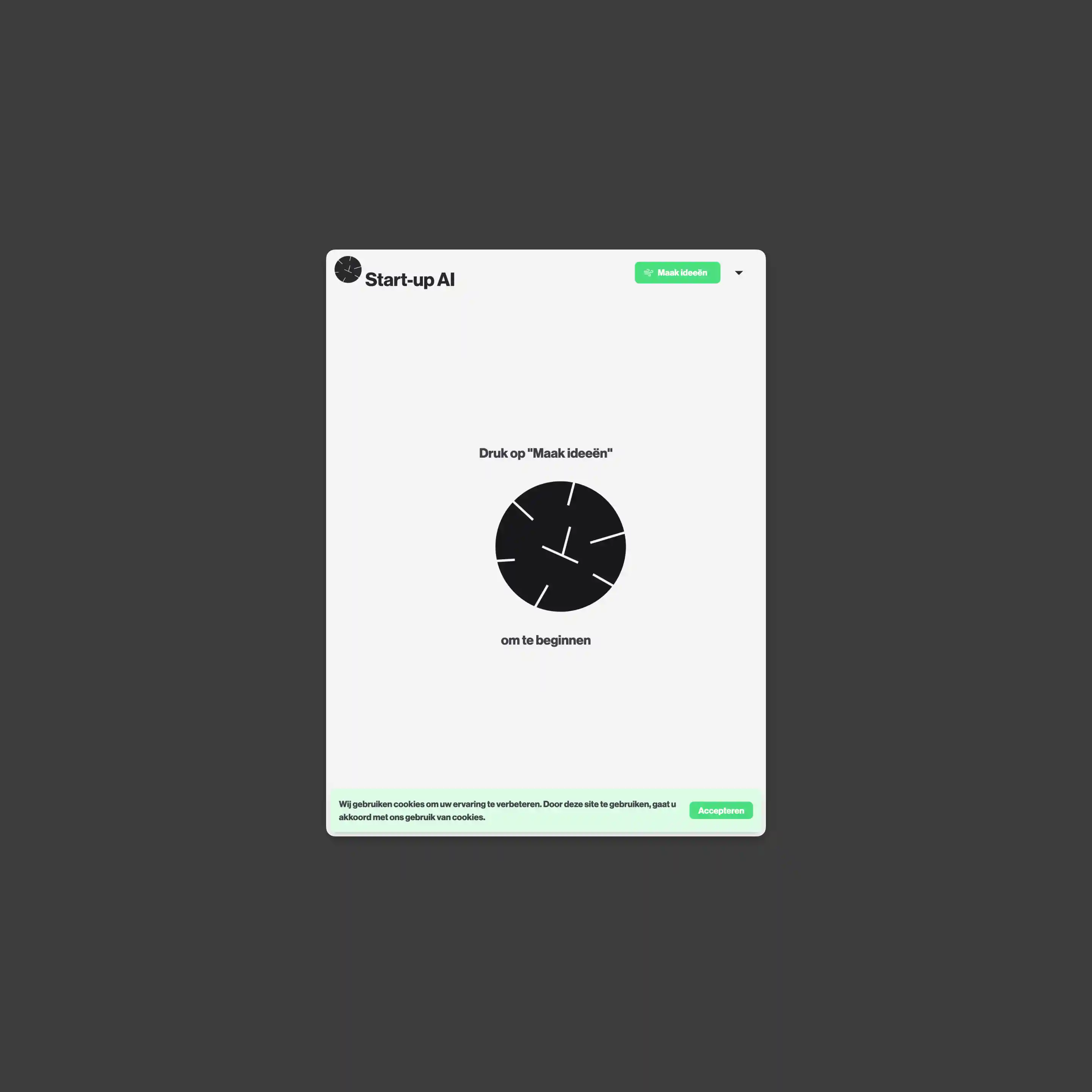 Start-up AI Interface